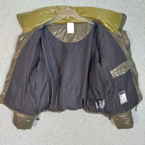 Noize Brand Streetwear Cropped Puffer Jacket, Ladys Size L - Picture 6 of 7